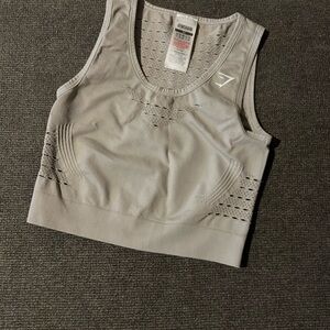 Gymshark Women's Grey Seamless Crop Top